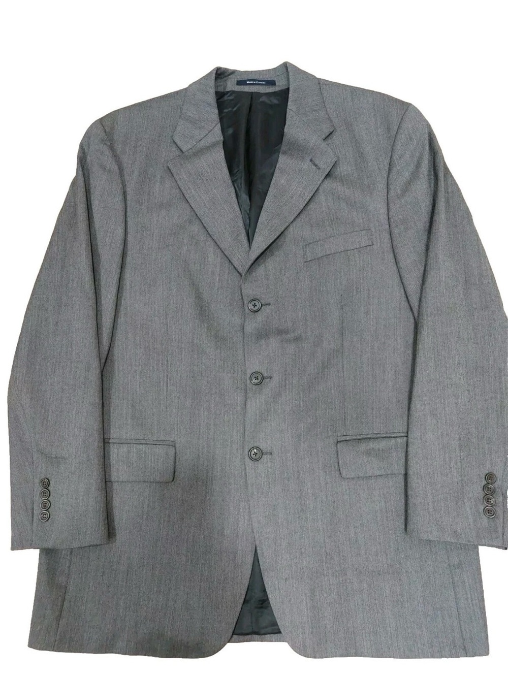 Lauren By Ralph Lauren Men’s Canada Jacket 44 T 100% Wool Suit Blazer 3 Button
